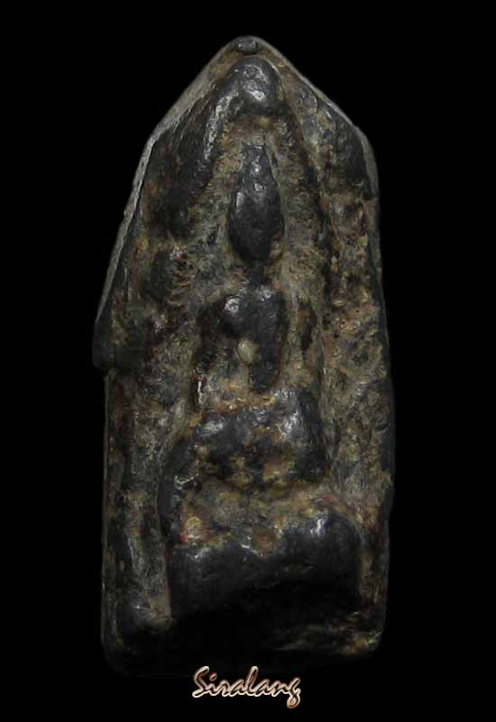 พระรอดหนองมน สนิมแดง ลพบุรี พร้อมใบประกาศ