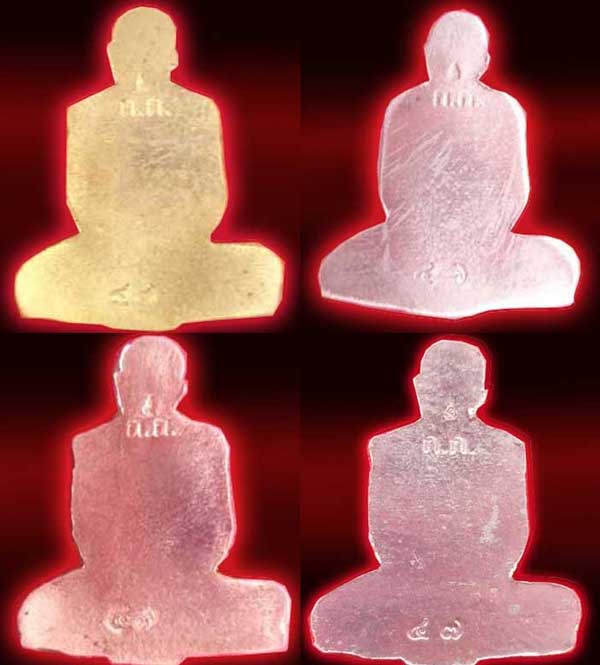 รูปเหมือนปั๊มหลวงปู่คำบุ รุ่นมหาลาภหนุนดวง๘๘ โค๊ด กก แยกจากชุดกรรมการ no. ๔๗ ...4 องค์