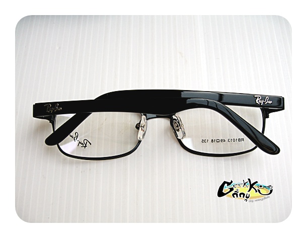  กรอบแว่น Ray Ban (RB01) ทรงกรอบเต็มสีดำ 