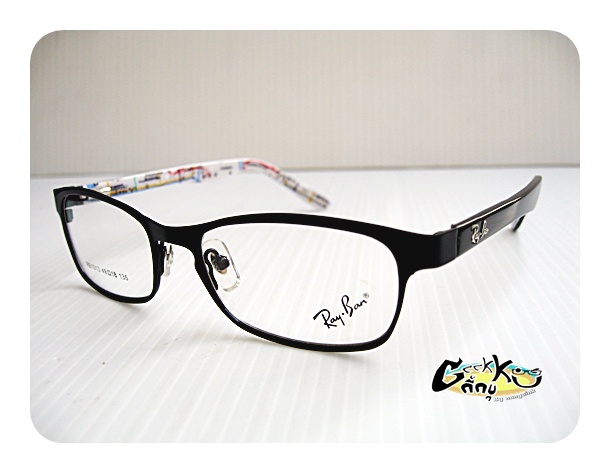 กรอบแว่น Ray Ban (RB01) ทรงกรอบเต็มสีดำ