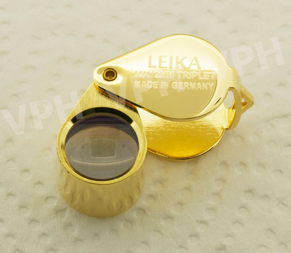 กล้องส่องพระ LEIKA 10X12mm.สีทอง กล้องจิ๋วแจ๋วใช้เจาะดี พร้อมซองหนัง เคาะเดียวแดงส่งEMSให้เลย
