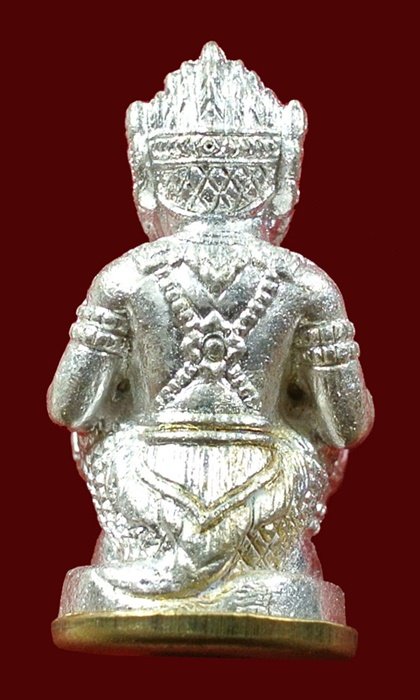 หนุมานทรงฤทธิ์เรืองเดช หลวงปู่คำบุ เนื้อชนวนกะไหล่เงินก้นทองฝาบาตร อุดผงพุทธคุณ กรรมการ 2 โค้ด ปี 54
