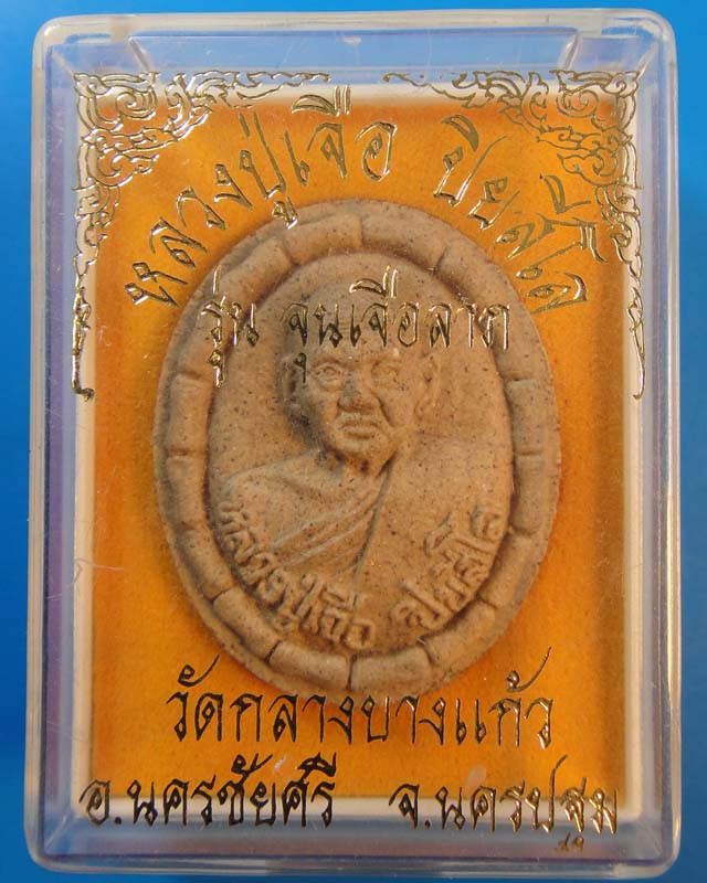 พระหลวงปู่เจือ วัดกลางบางแก้ว เนื้อว่าน