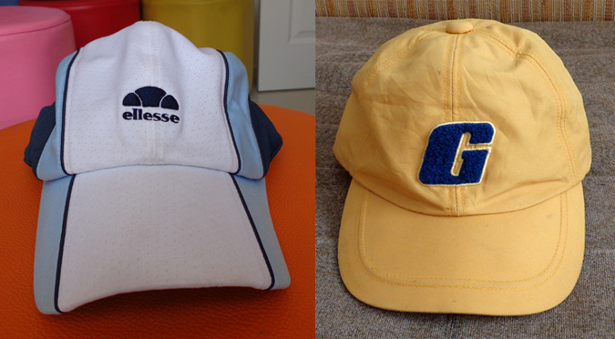 หมวก ellesse ของแท้ สวยมาก + มีแถม หมวก guess ของแท้ ได้ไปทั้ง2ใบครับ