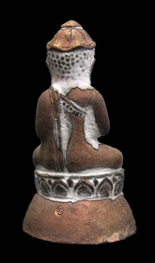 พระกริ่งอุปคุตแบ่งลาภรุ่นแรก หลวงปู่คำบุ วัดกุดชมภู พระสวย กล่องเดิม