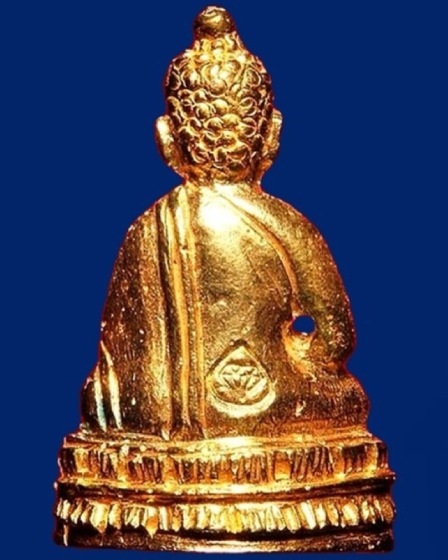 พระชัยวัฒน์ ญสส.เพชรกลับ เนื้อทองคำ..หลวงปู่บัว วัดศรีบูรพา สวยๆ