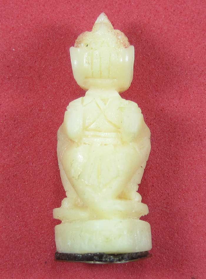หนุมานมหาอำนาจรุ่นดีโรจน์หลวงปู่คำบุคุตฺตจิตโตวัดกุดชมภูจ.อุบลราชธานีเนื้อเรสิก้าอุดผงตอกโค๊ต