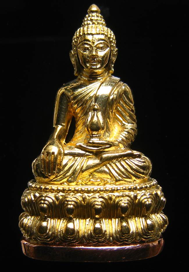 **ต่ำกว่าาจอง พระกริ่งสุคโต หลวงปู่คำบุ เนื้อทองทิพย์ ก้นทองแดง เลข 19333 เคาะเดียวแดง**