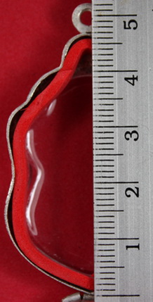 ตลับเงินเสมา มังกรคู่ ลป.หมุนขึันมือแกะมือ