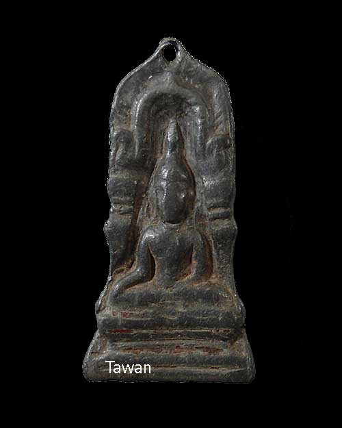 เริ่มที่ เคาะแรก @@@ พระยอดขุนพล กรุถ้ำขุนตาล พิมพ์ใหญ่ เนื้อชินตะกั่วสนิมแดง + ตลับเงิน 