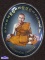 @@_ ล็อคเก็ต ฉากดำ ลายน้ำทอง หลวงพ่อท้วม กรรมการเล็ก สราง 99ชุด องค์นี้ตอกเลข ๕๑ _@@
