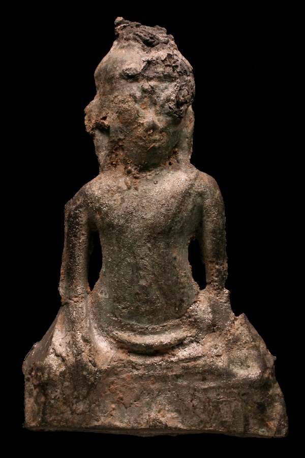 พระอู่ทองท้องช้าง พิมพ์ใหญ่ เนื้อชินเงิน