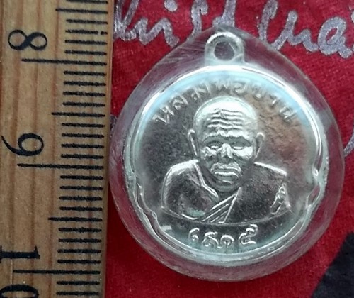Oh 493 เหรียญหลวงพ่อปาน คลองด่าน ....แดง 10 บาท