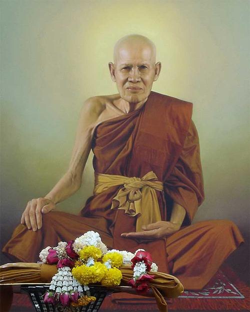 พระปรุหนังเนื้อเงินหน้าทอง หลวงปู่ชื้น วัดญาณเสน จ.อยุธยา