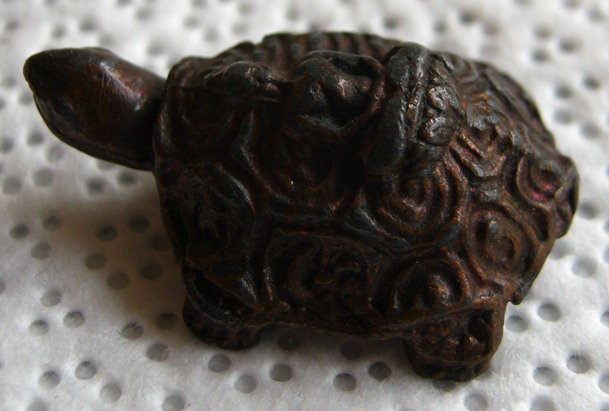 พญาเต่าเรือนมหาลาภหลวงปู่สิม พุทธาจาโร ปี2519วัดถ้ำผาปล่อง จ เชียงใหม่ เนื้อทองแดง