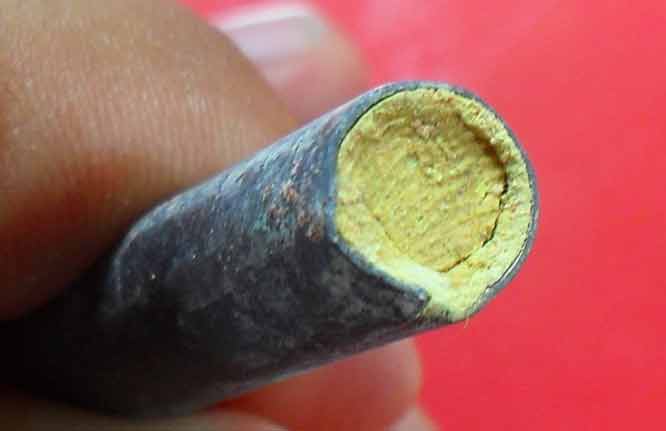 ตะกรุด"พยัคฆ์คำราม"จารมือ อุดผงพราย หลวงพ่อสาครปลุกเสกครับ เคาะเดียวครับ