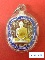เหรียญตาลปัตร รุ่นรวยยั่งยืน หลวงพ่อรวย วัดตะโก เนื้อเงินลงยา 3 สี