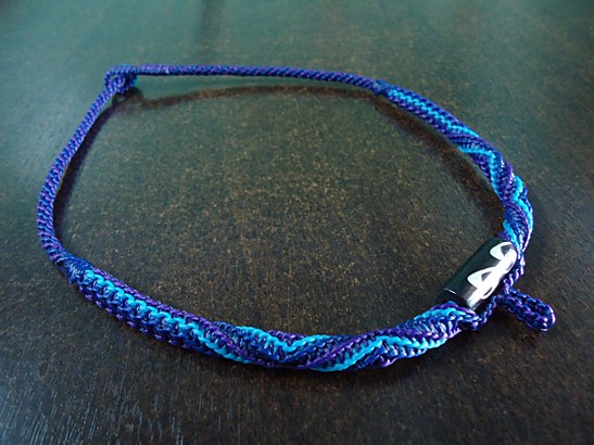 *วัดใจ* สร้อยคอเชือกเทียนถัก งานถักด้วยมือทั้งเส้น ความยาว 19 นิ้ว ห้อยพระหนึ่งองค์