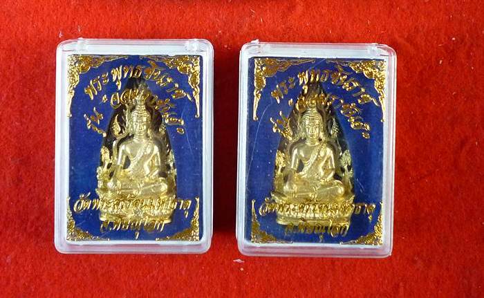 <<..วัดใจ เคาะเดียว 2องค์..>> พระพุทธชินราช วัดพระศรีฯ จ.พิษณุโลก...เนื้อชุบทอง