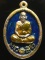 **เหรียญหล่อปล้องอ้อย หลวงพ่อคง วัดกลางบางแก้ว เนื้อชนวนเก่าลงยา เลข 294 เคาะเดียวแดง**