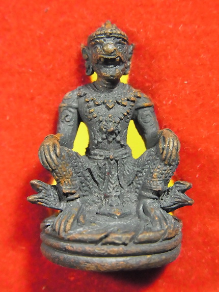***เคาะเดียวแดง***หนุมาณมหาสิทธิโชค หลวงปู่เจือ วัดกลางบางแก้ว ปี 2551 (รหัส-เหลือง)