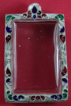 ตลับเงินลงยาสุุโขทัยสมเด็จ เปิดหลังของใหม่ ขึ้นมือแกะมือ