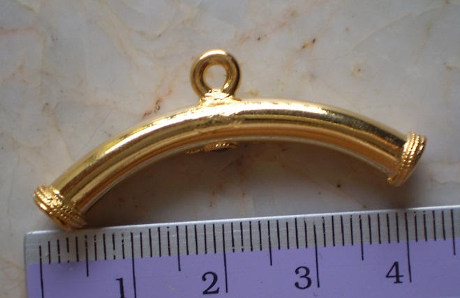 ห่วงเงินแท้   ลงยาราชาวดี  ชุบทองแท้  เคาะเดียว 