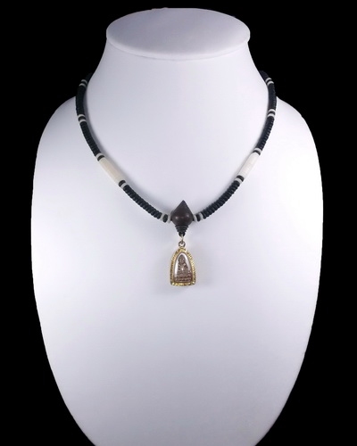 ***ลดกระหน่ำ*** สร้อยกระลาแบบ 1 ห่วง หัวขุนไม้+ประคตกระดูกช้าง สวยๆ ถูกๆ เคาะเดียวครับ