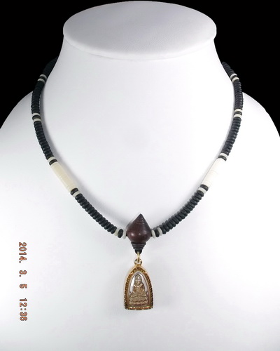 ***ลดกระหน่ำ*** สร้อยกระลาแบบ 1 ห่วง หัวขุนไม้+ประคตกระดูกช้าง สวยๆ ถูกๆ เคาะเดียวครับ