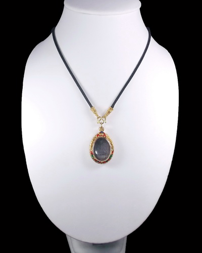 ***ลดกระหน่ำ*** สร้อยเชือกร่มหัวจรวดไมครอนทอง+กรอบไมครอนทองลงยา สวยๆ ถูกๆ เคาะเดียวครับ