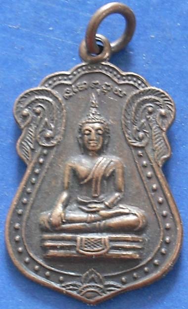 เหรียญหลวงปู่ทิม วัดพระขาว เนื้อทองเเดง   