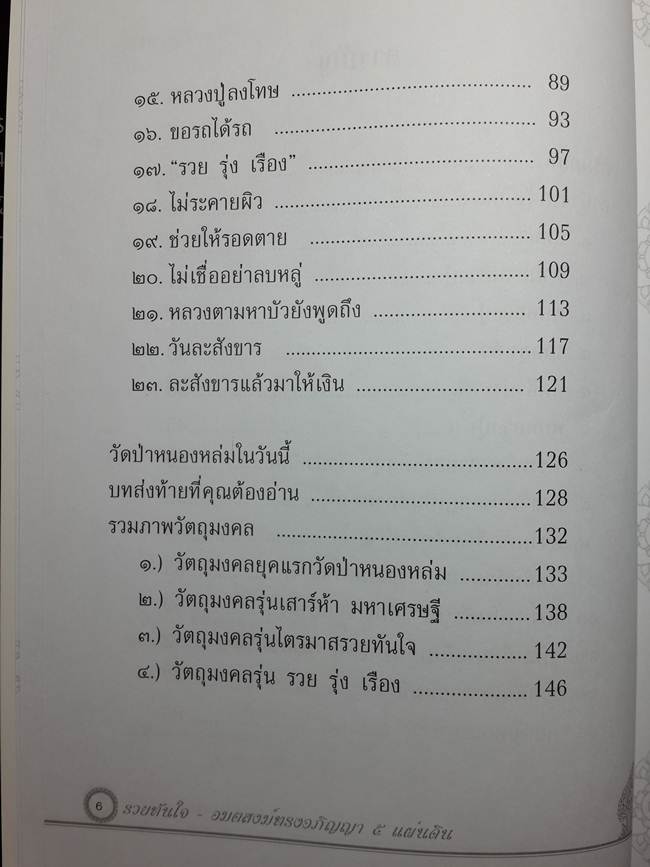 ** หนังสือ รวยทันใจ หลวงปู่หมุน มหาเถระ ๕ แผ่นดิน สภาพใหม่ รวมประวัติและวัตถุมงคลตั้งแต่ยุคแรกยันยุค