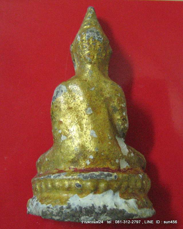 พระรัตนะ ยุครัตนโกสินทร์ พิมพ์ปางสมาธิ พิมพ์ใหญ่ องด์นี้ ลัก ,ชาด ,ทองเก่าเดิมๆแท้