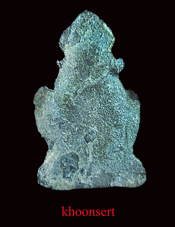 พระพิมพ์ซุ้มระฆัง กรุราชบูรณะ จ.อยุธยา เนื้อชินเงิน พร้อมบัตรับรอง .