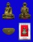พระรูปเหมือนปั๊มหลวงพ่อขอม วัดไผ่โรงวัว เนื้อทองเหลือง พ.ศ.2505 จ.สุพรรณบุรี 
