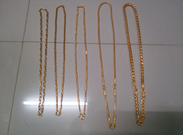 สร้อยคอชุบทองหนาพิเศษงานจิวเวลลลี่