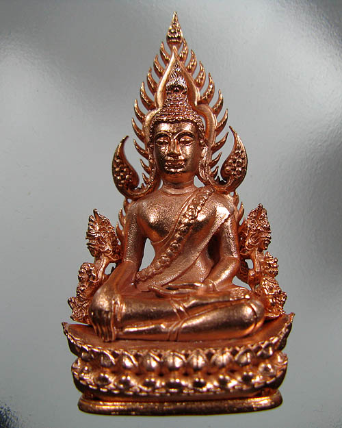 พระพุทธชินราช รุ่นจอมราชันย์ เนื้อโลหะชุบนาค no.2228
