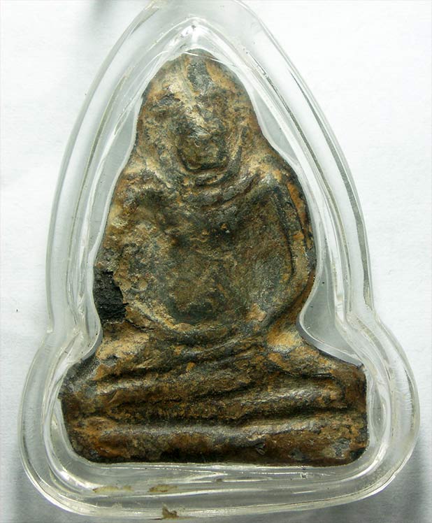 พระร่วงนั่งกรุบางขลัง เนื้อชินเงิน จ.สุโขทัย 