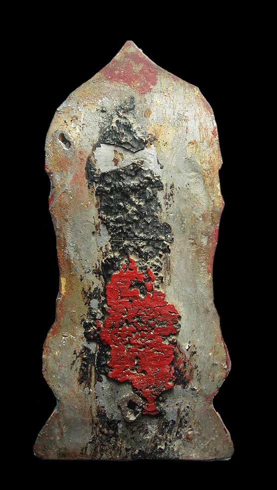 พระยอดขุนพลถ้ำขุนตาลพิมพ์ใหญ่ เนื้อชินตะกั่ว ลงชาดปิดทองสวยๆครับ