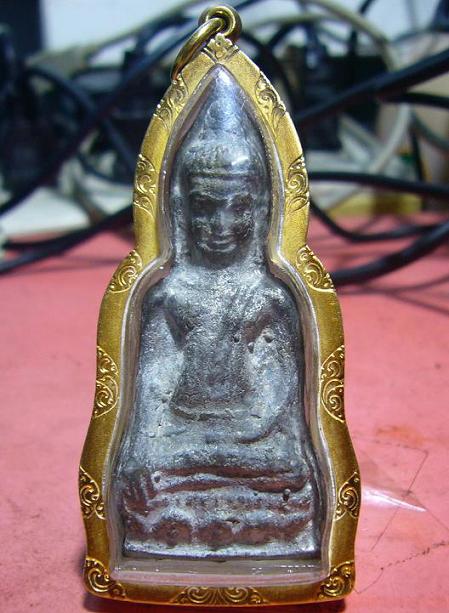 <เคาะเดียว>พระหูยานลพบุรี (เนื้อชินเงิน ย้อนยุค) พิมพ์ใหญ่ วัดเสาธงทอง จ.ลพบุรี