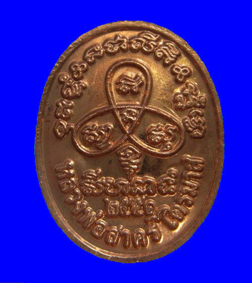 เหรียญพระปรกไตรมาส ๕๑ พิมพ์เล็ก เนื้อทองแดง หลวงพ่อสาคร