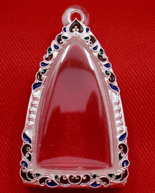 ตลับเงิน 95% สำหรับใส่พระพิมพ์หลังเตารีดใหญ่ (ปั้มซ้ำ) ปี2505 หลวงปู่ทวด และพระหลังเตารีด พิมพ์ใหญ่ 