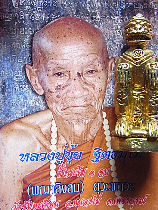หลวงปู่ขุ้ย วัดซับตะเคียน พญาลิงลม เล่นฤทธิ์ เนื้อทองเหลือง