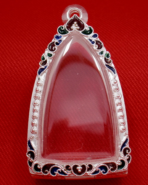 ตลับเงิน 95% สำหรับใส่พระหลวงพ่อโสธร 80ปี กรมตำรวจ พิมพ์ใหญ่ และพระกริ่งและรูปหล่อขนาดกลางทั่วไป