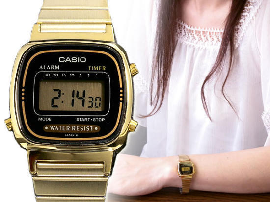 Casioรุ่นLA670WGAนาฬิกาข้อมือเรือนทอง ของใหม่ แท้