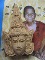 พระลักษณ์หน้าทอง หลวงพ่อผาด วัดบ้านกรวด บุรีรัมย์ เนื้อเกสร ฝังตะกรุดพร้อมรูปถ่าย เคาะเดียวครับ