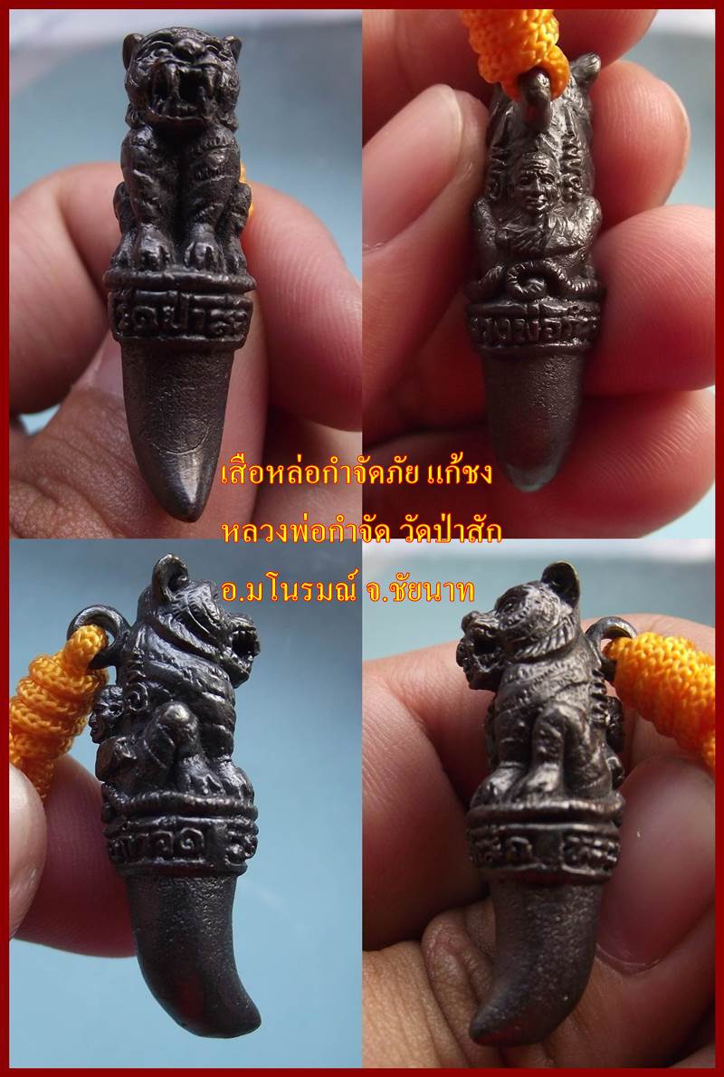 เสือกำจัดภัย หลวงพ่อกำจัด วัดป่าสัก
