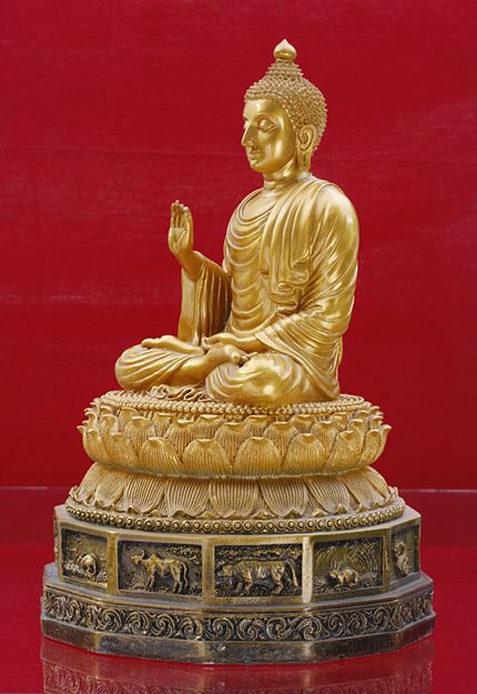 พระบูชาปางประทานพร ฐาน 12 ราศี