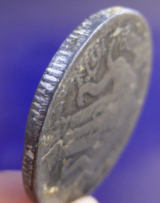 ((วัดใจ)) เหรียญ ร.ศ.127 จุฬาลงกรณ์ สยามรัฐ 1 บาท (สภาพใช้)