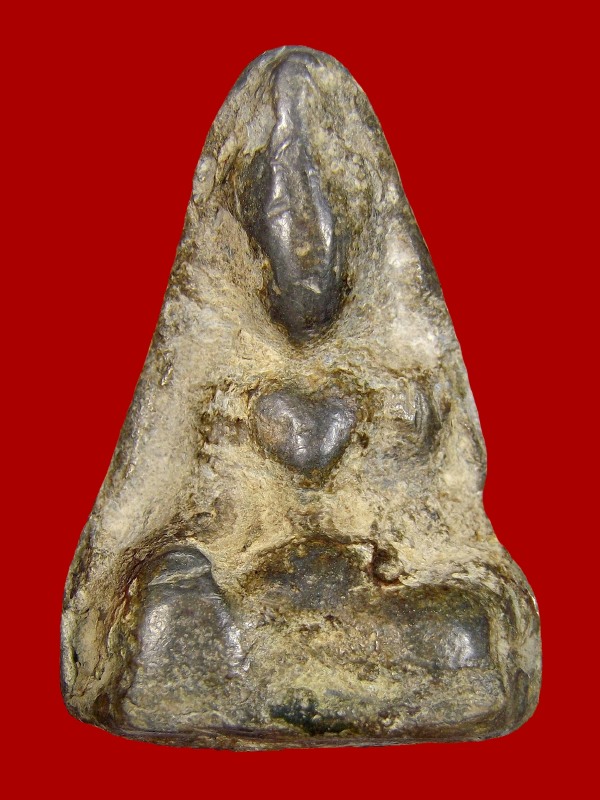 พระท่ากระดาน สนิมแดง พิมพ์เล็ก จ.กาญจนบุรี